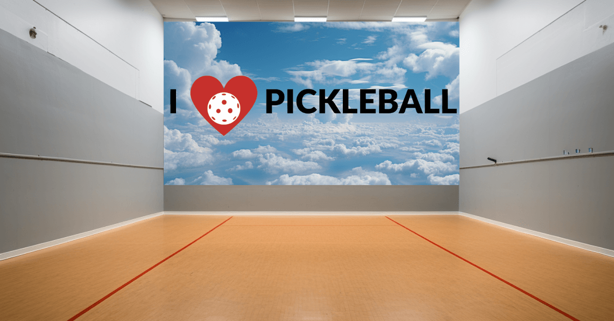 can you play pickleball on a racquetball court