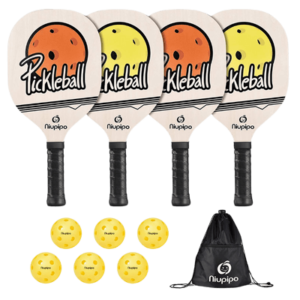 Niupipo 7- Ply Wood Pickleball Paddle Set
