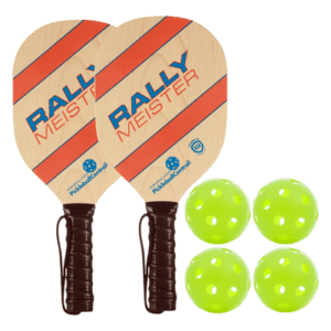 Rally Meister Wood Pickleball Paddle Set