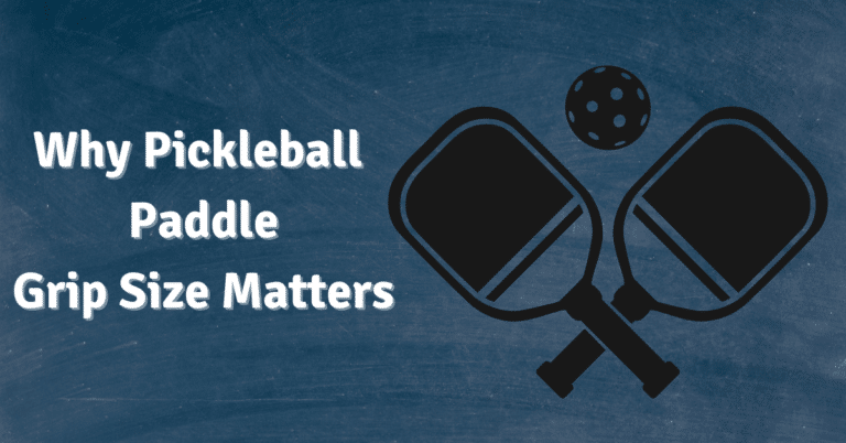 pickleball paddle grip size