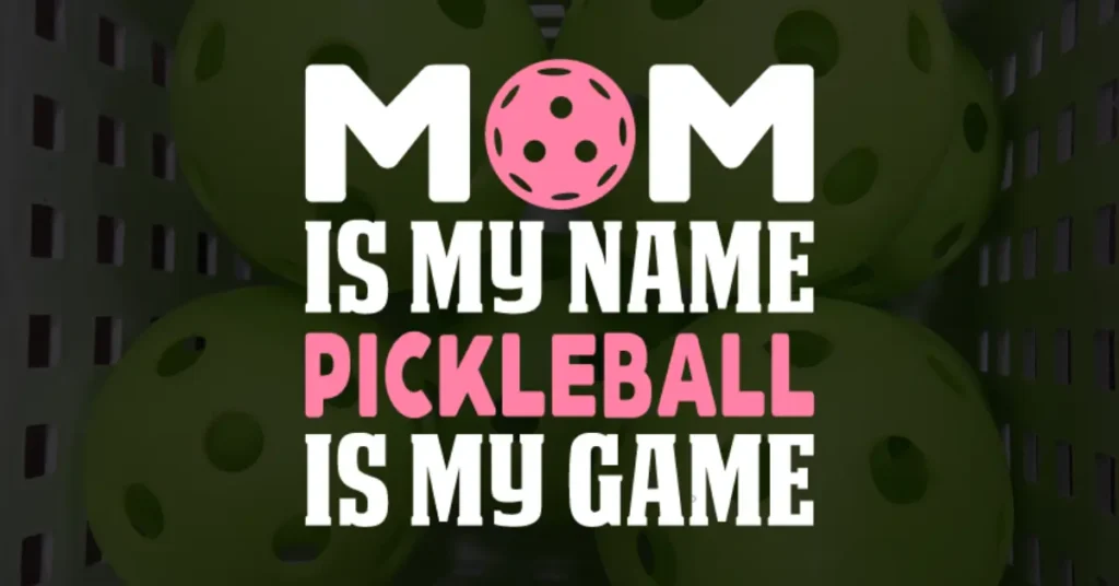 pickleball mom sign