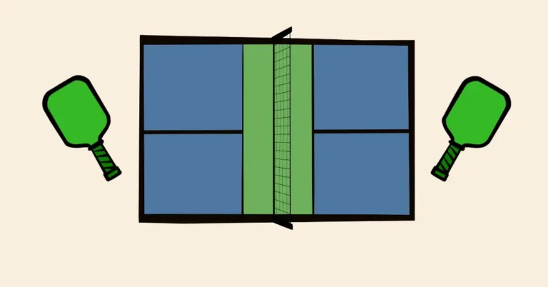 temporary pickleball court lines