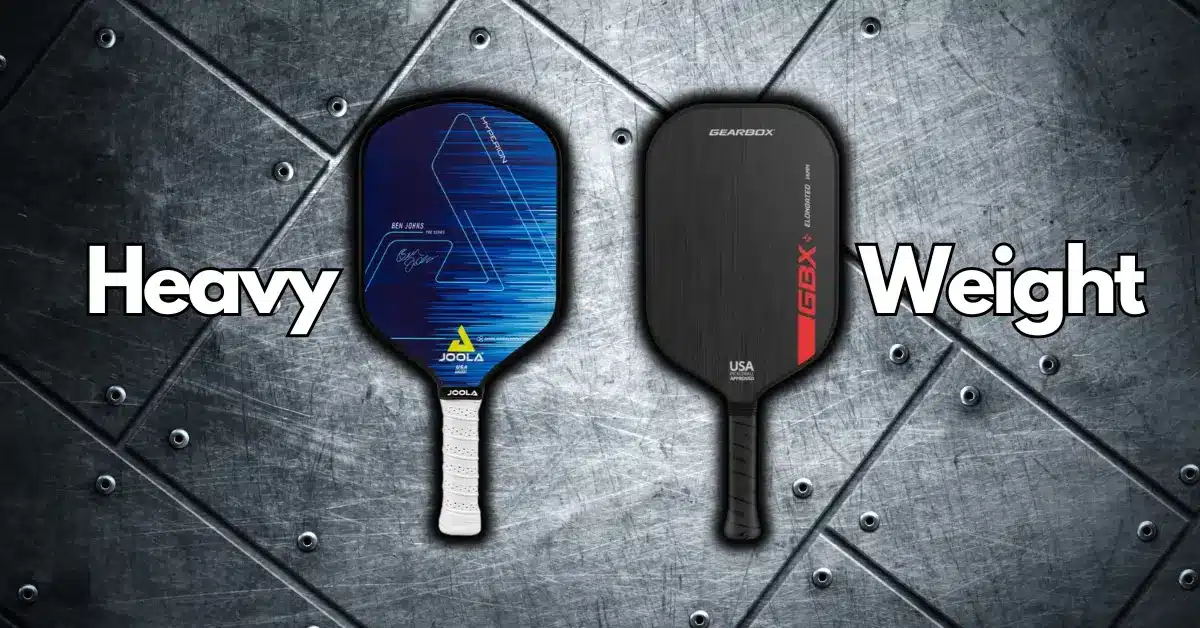 best heavy pickleball paddle